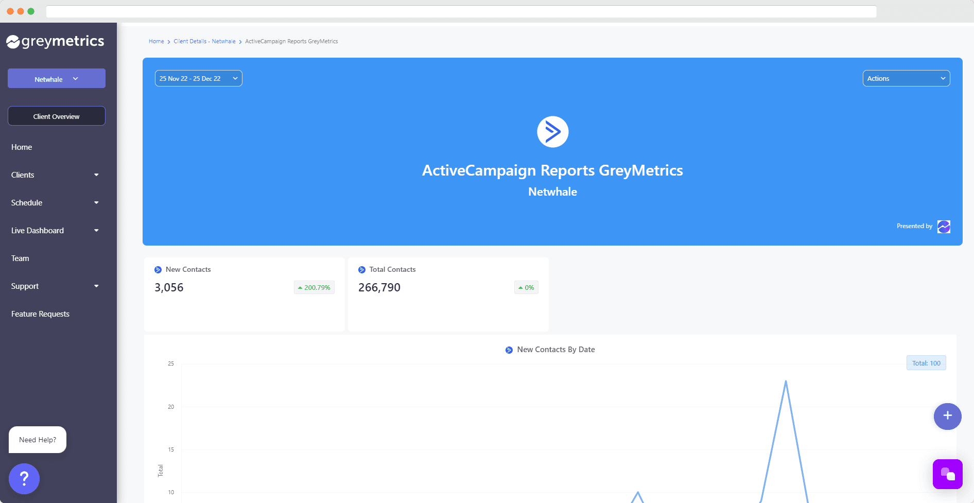 GreyMetrics Web App